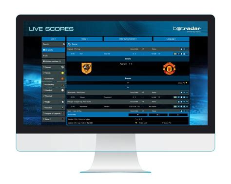 Betradar Live Odds Service for bookmakers.